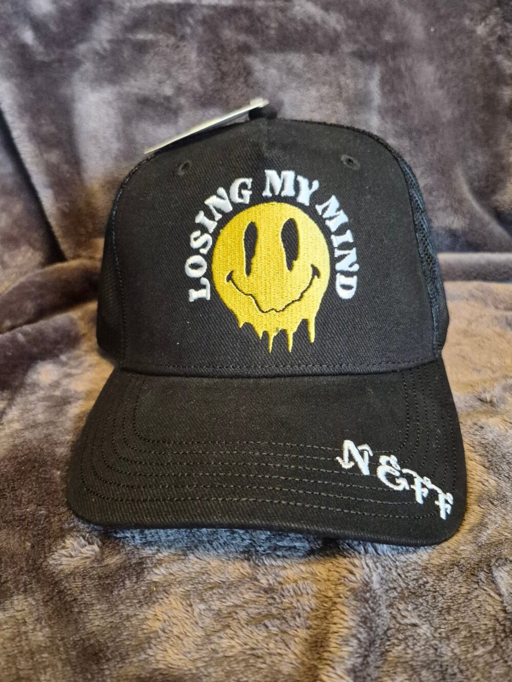 NEFF "Losing my Mind" EST. 2002 BREATHABLE SNAP BACK BALL Trucker HAT CAP